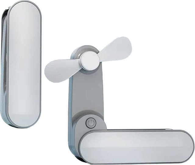 Tragbarer Mini-Ventilator Techsuit TF1, Weiß, wiederaufladbar - Bild 1