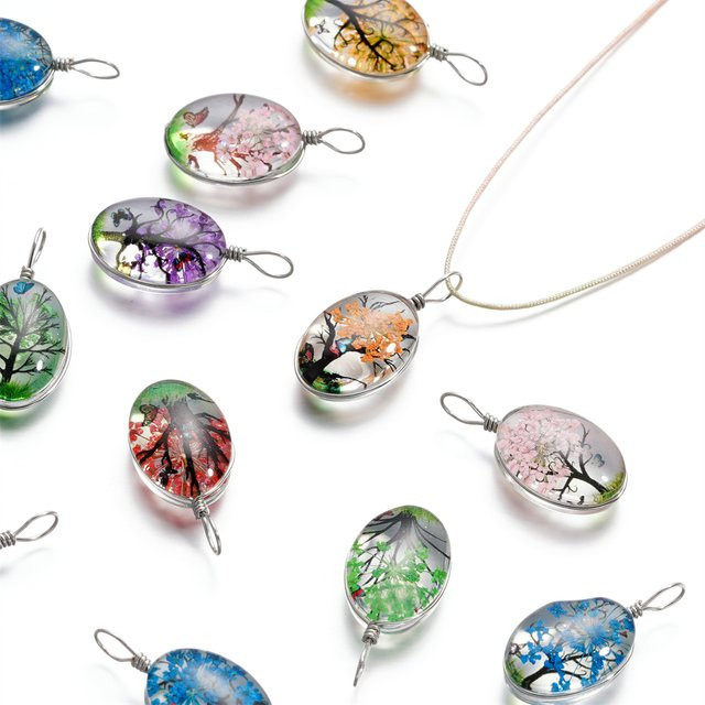 St.kunkka Anhänger, Kristall, Glas, Silber, Unisex - Bild 1