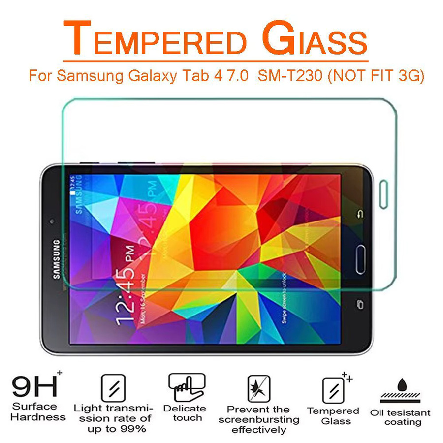 3er-Pack Glas-Displayschutzfolie für Samsung Galaxy Tab 4 7.0 SM-T230 SM-T231 SM-T235 in Transparent - Bild 4
