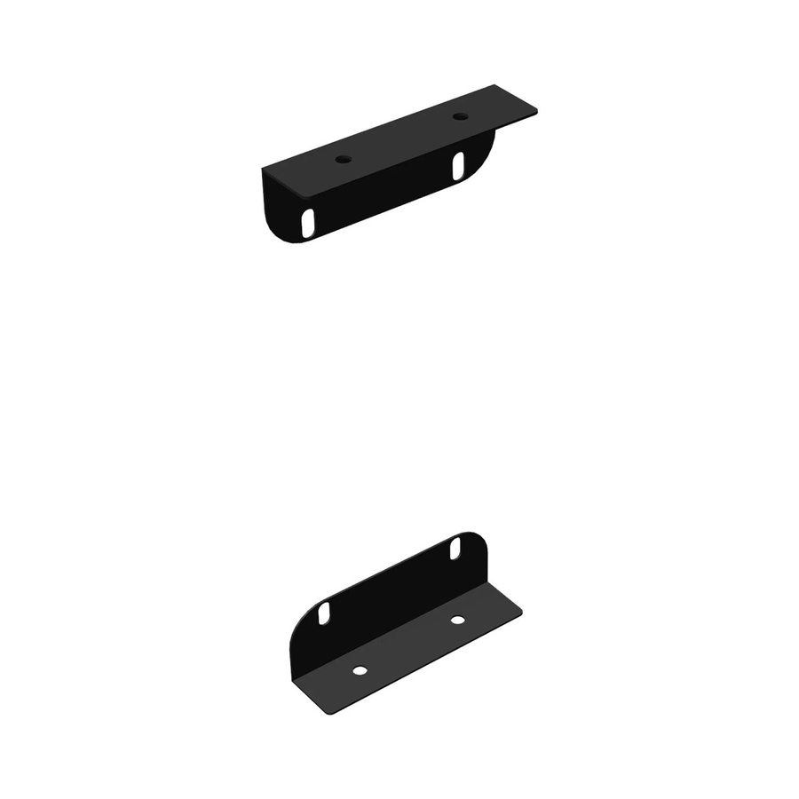 FN Neuhofer Metallwinkel Para-fix aus Stahl in Schwarz Matt, B/T/H: 9,5 x 19,3 x 3,5 cm - Bild 2