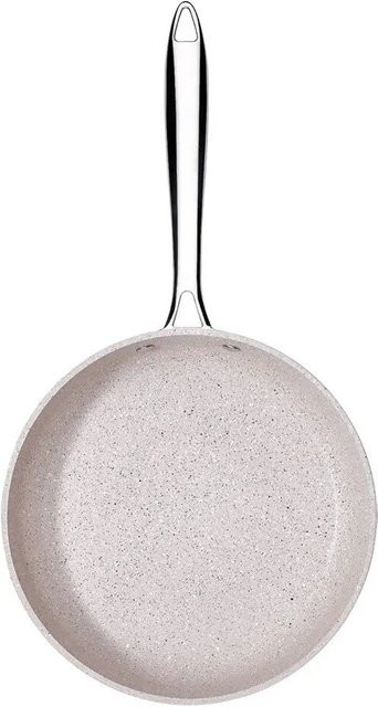 Korkmaz Granita Bratpfanne mit Keramikbeschichtung in Weiß, Durchmesser: 28 cm, Höhe: 5,5 cm - Bild 1