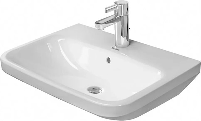 Duravit Handwaschbecken DuraStyle Weiß mit 1 Hahnloch Breite: 60 cm - Bild 1