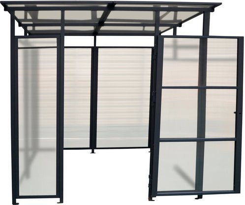Floraworld Türelement für Multifunktionsunterstand in Grau, B/H/T: 204 x 205 x 7 cm - Bild 3
