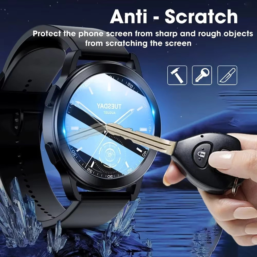 Xiaomi Smartwatch Screen Protector Glas, Xiaomi Mi Uhr S3, transparent - Bild 2