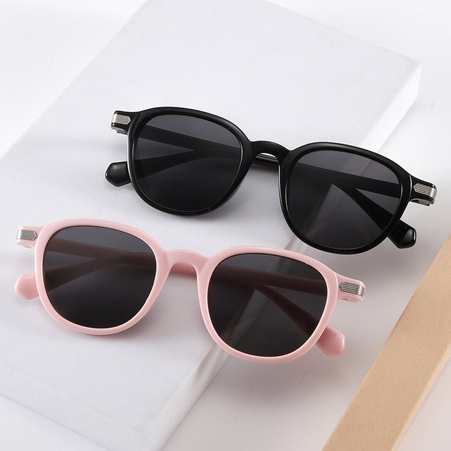 Kunkka coco Kinder-Sonnenbrille, Rund, Vollrand, Kunststoff, Schwarz - Bild 1