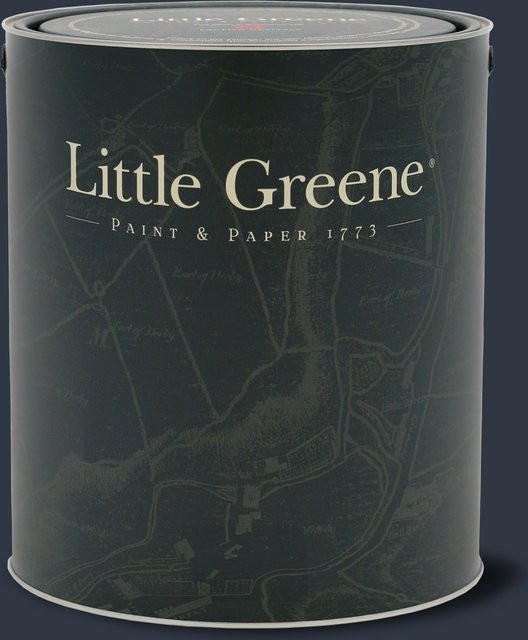 Little Greene Intelligent Exterior Eggshell Wandfarbe Dock Blue 252, Blau, 2,5 l - Bild 1