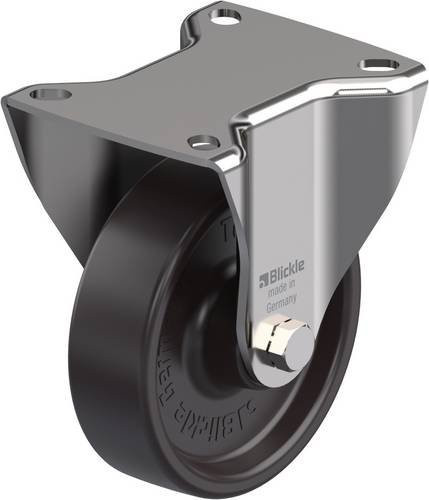 Blickle BX-PHN 100G Bockrolle aus Edelstahl und Kunststoff, Rad-Durchmesser: 100 mm, Tragfähigkeit: 125 kg - Bild 1