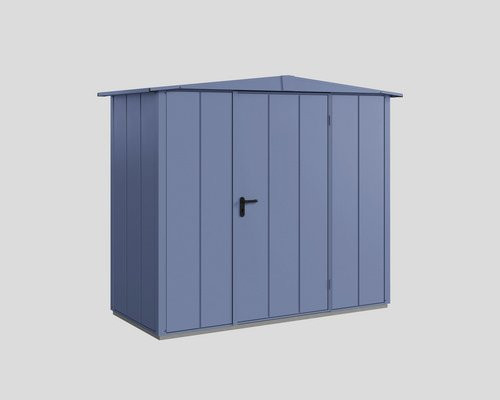 Ecostar Gerätehaus Elegant-S aus Metall in Blau mit B/H/T: 238 x 216 x 107,8 cm - Bild 1