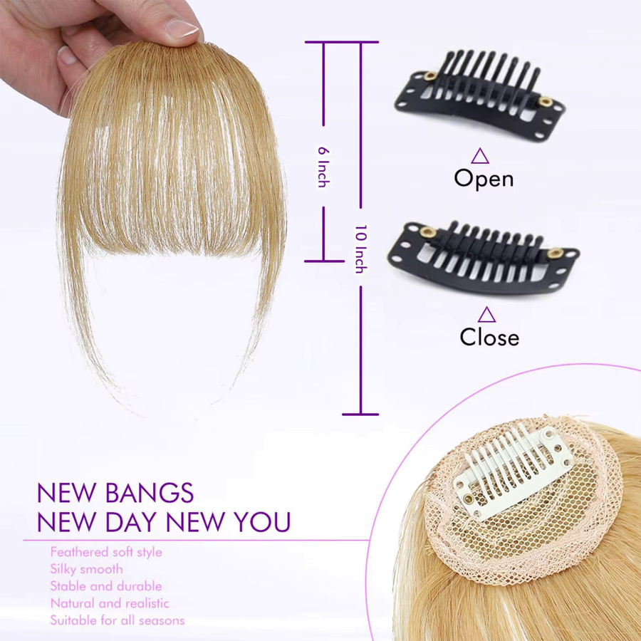 allaosify Clip-In Pony Haar Verlängerung, Synthetisch, Damen - Bild 2
