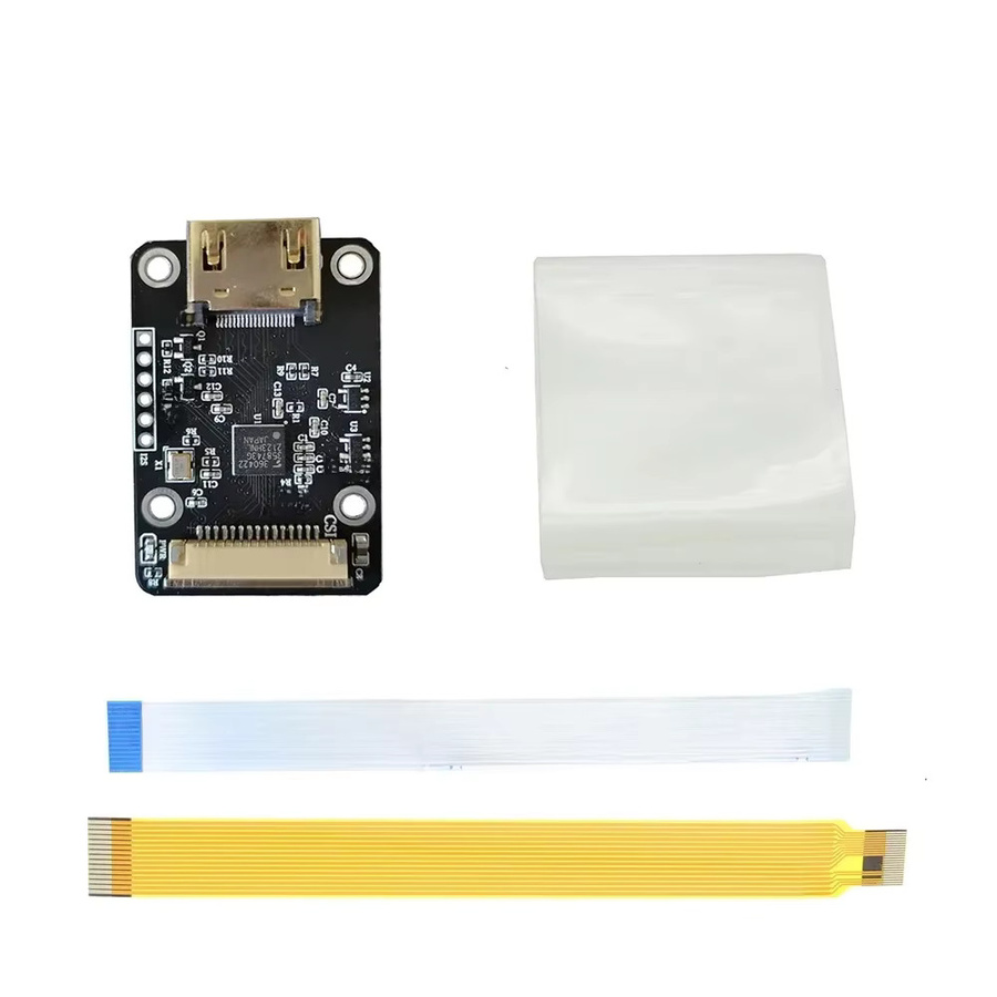 LUSYA HDMI zu CSI-2 Adapter Board für Raspberry Pi 4B 3B 3B+ Null W in Schwarz mit 1080p25fp Eingang - Bild 1
