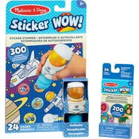 Melissa & Doug Sticker WOW! Astronauten Set mit Aufkleberstempel und Block zum Basteln - Bild 1