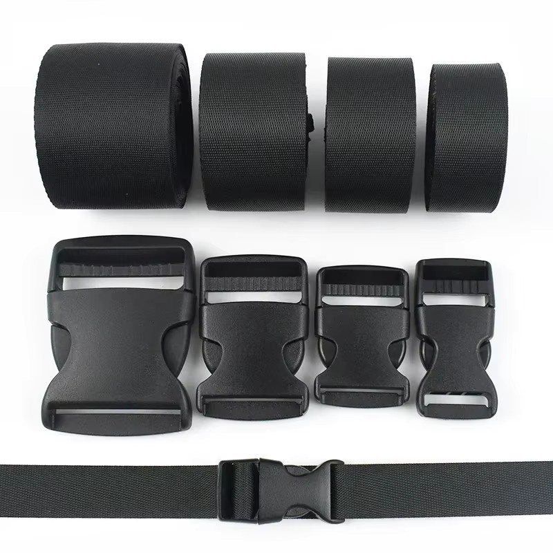 Meetee Kunststoff-Schnellverschlüsse in Schwarz für Taschen, Gürtel und Hundehalsbänder, 10-50mm Breite - Bild 6