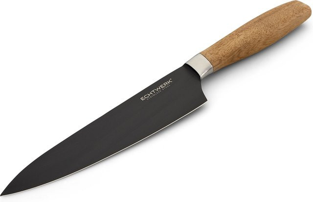 ECHTWERK Küchenmesser Classic Black Edition Kochmesser aus Edelstahl und Holz in Schwarz - Bild 2