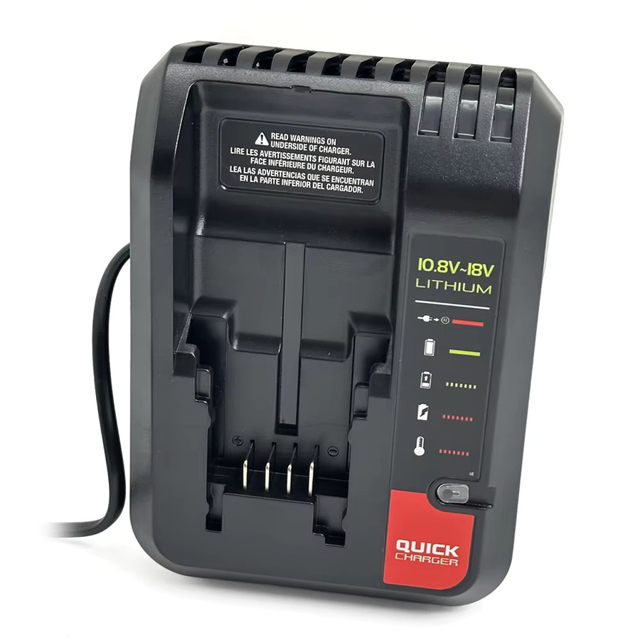 Black And Decker Lithium-Ionen Akku-Schnellladegerät 2A für 10,8-18V Werkzeuge, kompatibel mit LBXR20 und LBXR20B - Bild 2