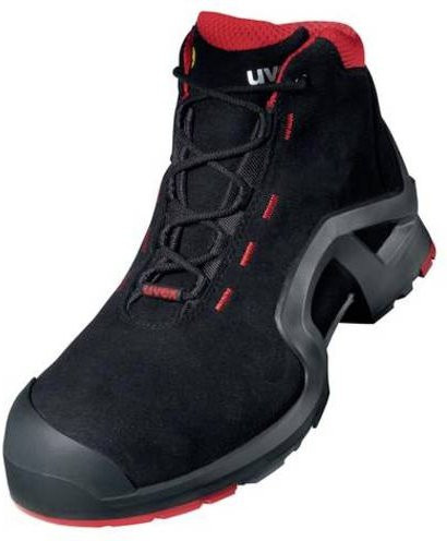 Uvex 1support S3 ESD Sicherheitsstiefel in Rot/Schwarz, Schuhgröße 45 - Bild 1