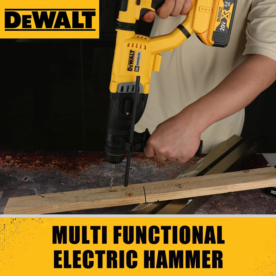 DeWalt DCH263 20 V SDS-Plus Bohrhammer mit bürstenlosem Motor in Gelb - Bild 5