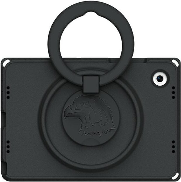 Kinderhülle für Samsung Galaxy Tab A8 10,5 Zoll X200/X205/X207, Tab A9 8,7 X110/X115N, A7 8,0 T290/T295 und Tab A 8.0 T220/T225/T227 mit Griffständer in Schwarz - Bild 1