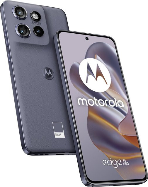 Motorola edge50 neo Smartphone PANTONE grisaille grau mit 512 GB Speicher und 6,4 Zoll Display - Bild 1