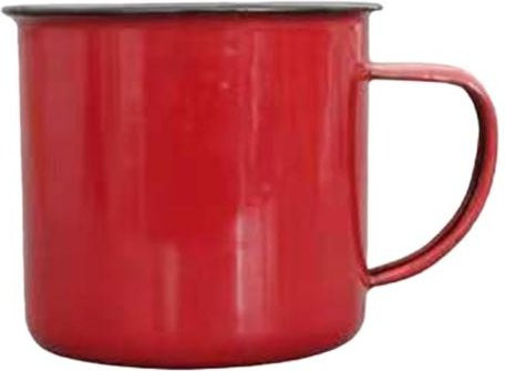 Mylo Vintage Emaille Tasse mit Henkel, Rot, 120 ml bis 500 ml - Bild 1