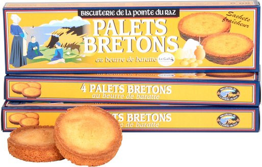Biscuiterie de la Pointe du Raz Bretonische Küchlein Palets 3 x 80 g - Bild 1