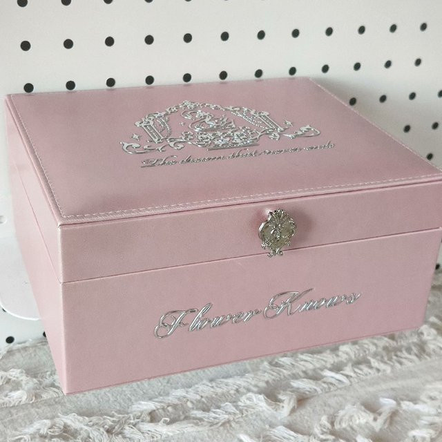 Flowers Know Anniversary Makeup Box, Rosa Lila Blau - Bild 1
