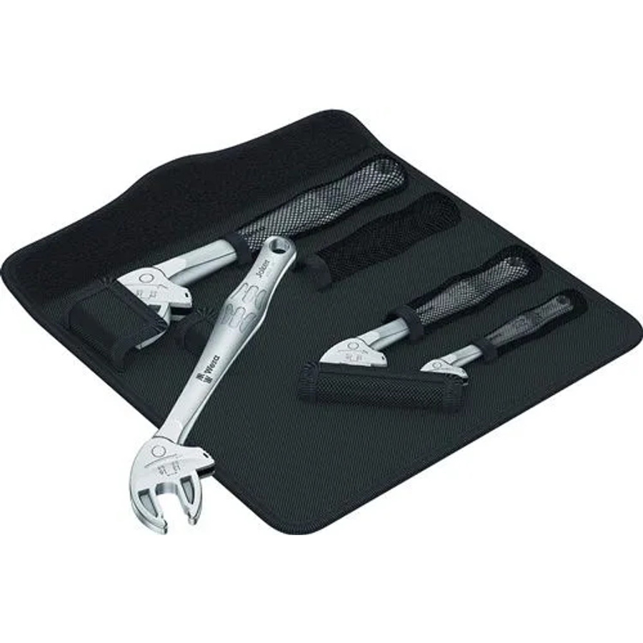 Wera Joker 6004 Maulschlüsselsatz 4-teilig selbstjustierend schwarz silber - Bild 3