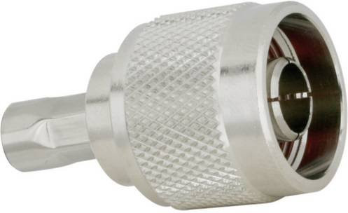 SSB Electronic Aircell 5 7701 N-Steckverbinder Stecker, gerade, 50 Ohm, Silber - Bild 1