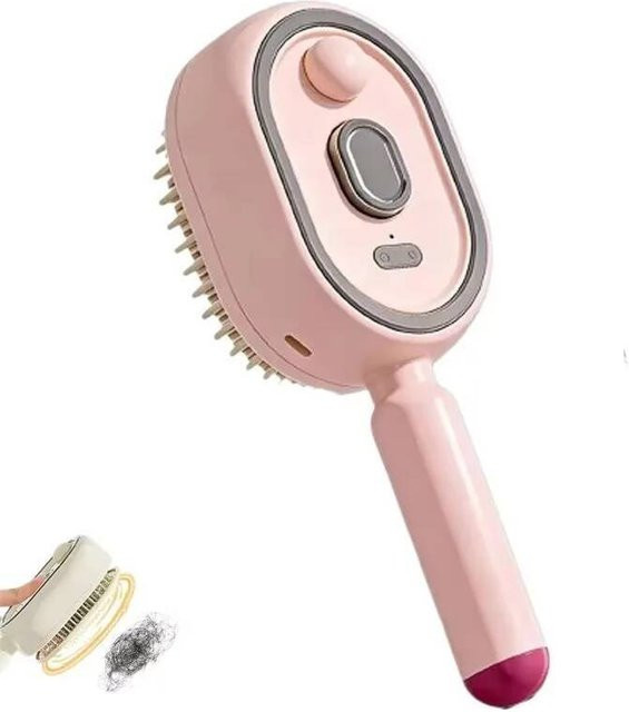 Elektrischer Sprüh-Luftkissen-Massagekamm 3 in 1, Rosa, Unisex - Bild 1