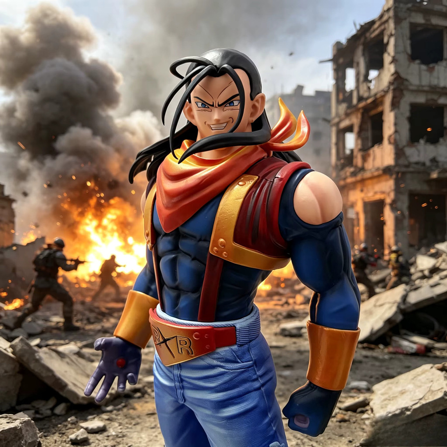 Bandai Dragon Ball Z Super 17, Actionfigur, 33cm, Kunststoff - Bild 3