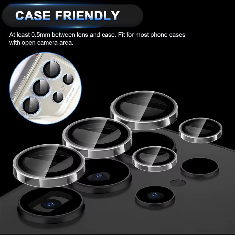 Transparente Displayschutzfolie aus gehärtetem Glas für Samsung Galaxy S25 Ultra, S24 Ultra, S23 Ultra und S22 Ultra - Bild 3