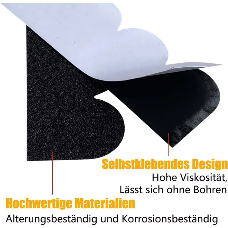 A74E Selbstklebende Dachfilz-Schindeln für Vogelhäuschen, 53er-Pack, Schwarz - Bild 2