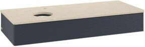 Villeroy & Boch Waschtischunterschrank Antao mit Frontstruktur und Beleuchtung, lackiert, B/T/H: 120 x 50 x 19 cm - Bild 1
