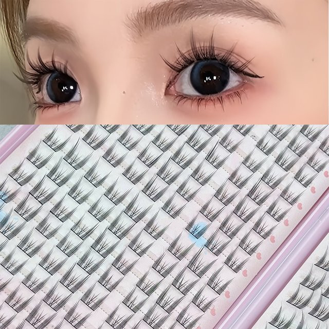 LIMEIKAI Wimpern, C-Curl, 10–14 mm, Cat-Eye-Effekt, 288 Stück - Bild 1