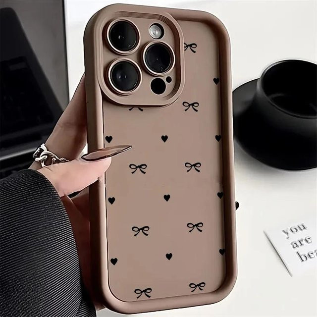 Handyhülle für Realme C67 C63 C65 C55 C53 C51 C21Y C25Y C35 C30 C33 8i 11 8 12 Pro Plus 5G GT Master mit weichem Design in Schwarz und Schleife - Bild 1