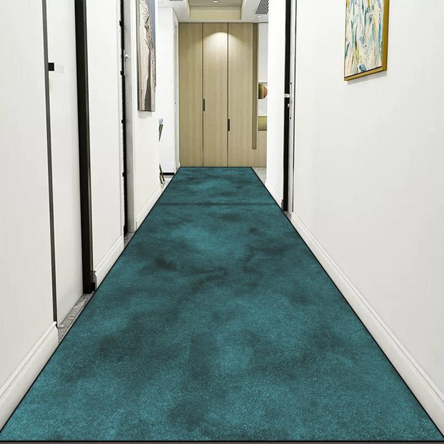 Karpetti Hallenläufer Modern Petrol, Waschbarer Flurteppich aus Polyester, B/T: 120 x 200 cm - Bild 1