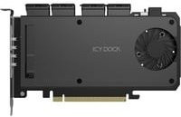 Icy Dock ExpressSlot Slide MB204MP-B USB-Erweiterungskarte für SSD, Schwarz - Bild 1