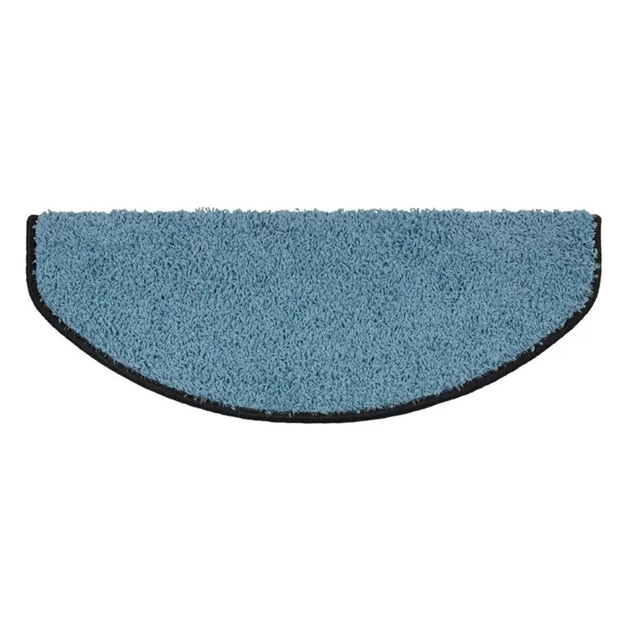 KARAT Shaggy Stufenmatte Sphinx Hochflor Hellblau Halbrund B: 65 cm, T: 23,5 cm - Bild 2