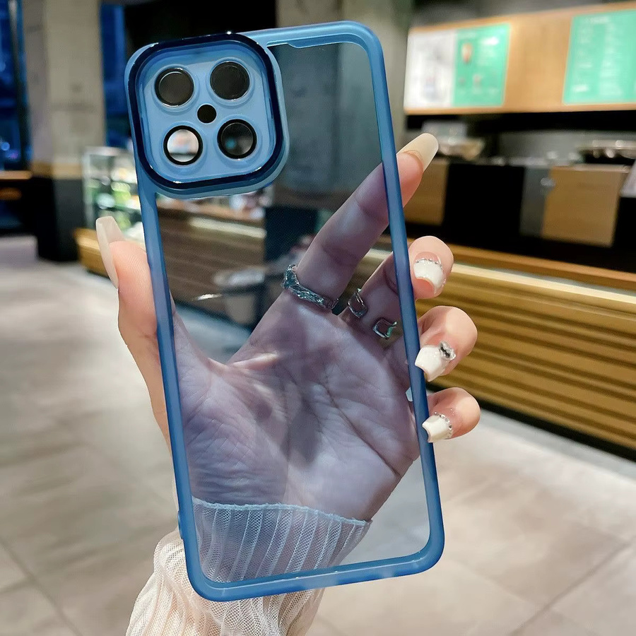 Stoßfeste Silikon Schutzhülle für Honor X8 4G in Blau - Bild 1