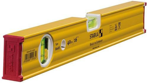 Stabila Wasserwaage Typ 80 AS aus Aluminium in Gelb, Länge: 40 cm - Bild 1