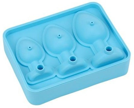 Pavo Eiswürfelschale in Himmelblau als lustige Eisform für Whisky, Cocktails und Süßigkeiten - Bild 1
