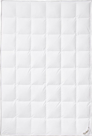 Fjödur 4-Jahreszeiten Daunendecke in Weiß, B/T: 200 x 220 cm, mit Daunen und Federn, allergikerfreundlich durch Nomite und Oeko-Tex Standard 100 zertifiziert