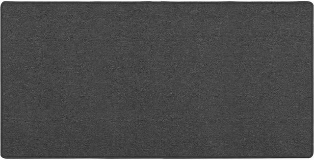vidaXL Teppichläufer Grau aus Polypropylen, B/L: 100 x 200 cm, modern und rutschfest - Bild 1