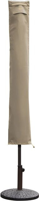 Sekey Sonnenschirm Schutzhülle aus 600D Oxford Gewebe für 200 cm Balkonschirm in Taupe/Beige - Bild 1