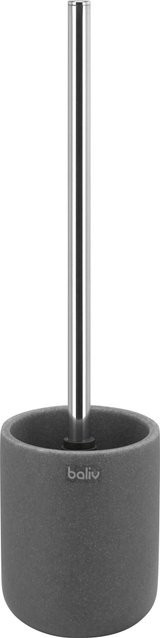 baliv WC-Bürstenhalter aus Polyresin in Sandgrau - Bild 1