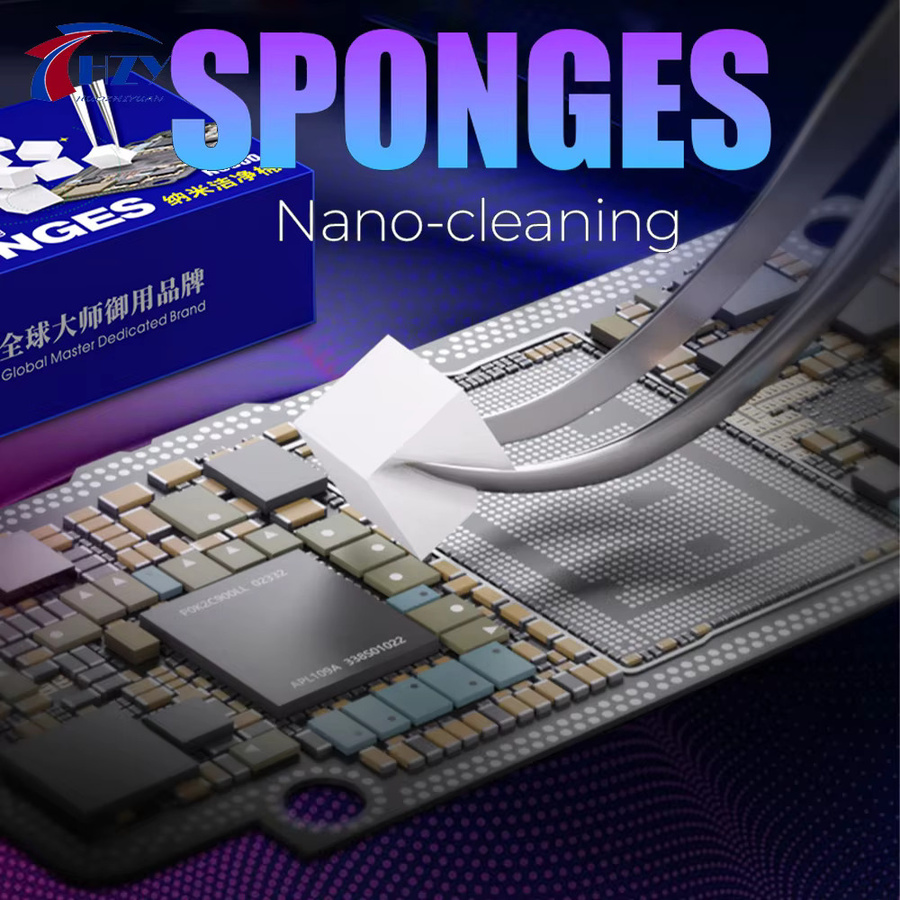MECHANIC NC800 Nano-Reinigungsschwämme aus hochdichter Baumwolle in Weiß zur rückstandsfreien Reinigung von PCB-Motherboards, Rückabdeckungen und Kameras - Bild 2