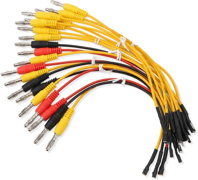 Igeteck 20er Set OBD Jumper Stecker 20 Pin Universelle Jumperkabel für Autos in Gelb - Bild 1