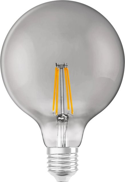 Ledvance Smart+ WiFi Filament Globe G48 E27 LED Leuchtmittel, dimmbar, Grau - Bild 1