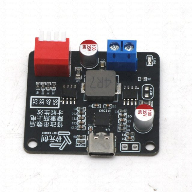 DykbRadio IP2363 30W Akku-Lade- und Entlademodul für Li-Ionen und LiFePO4 Batterien mit USB-C PD Schnellladefunktion, Schwarz - Bild 1