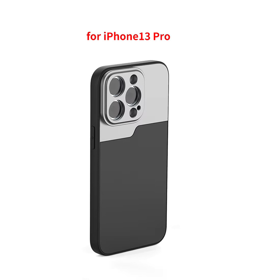 Schutzhülle für Apple iPhone 17 16 15 14 13 12 Pro Plus mit Anamorphem Makro Weitwinkel 17 mm Gewinde Linsenhalterung in Schwarz - Bild 3