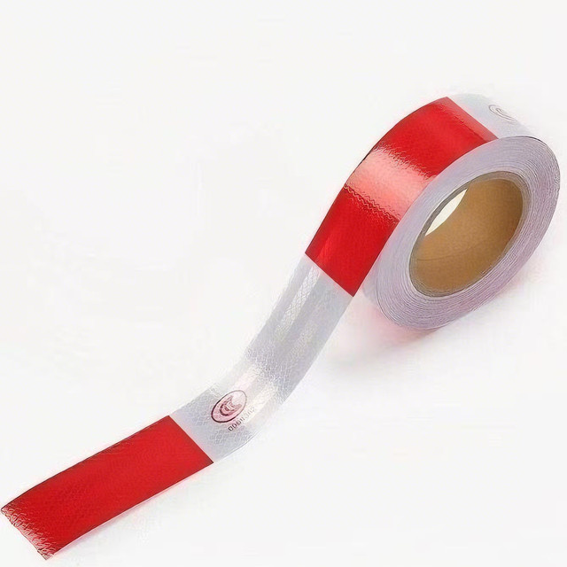 Reflektierendes Klebeband in Rot für LKW und Anhänger, Breite: 5 cm, Länge: 5 m - Bild 1
